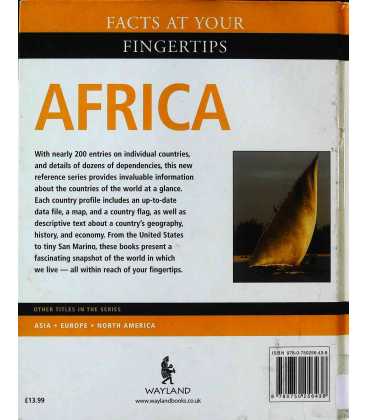 Africa (Facts at Your Fingertips) Back Cover