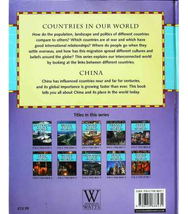 China (Countries in Our World) Back Cover