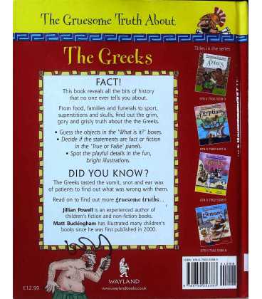 The Greeks (Gruesome Truth About) Back Cover