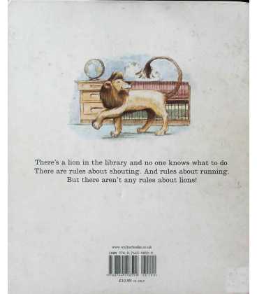 Library Lion Back Cover