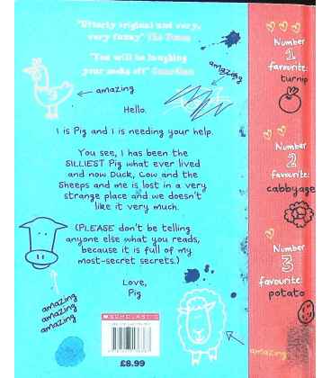 The Super Amazing Adventures of Me, Pig Back Cover