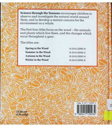 Autumn in the Wood (Science Through the Seasons) Back Cover