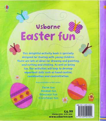 Easter Fun (Usborne First Activities) Back Cover
