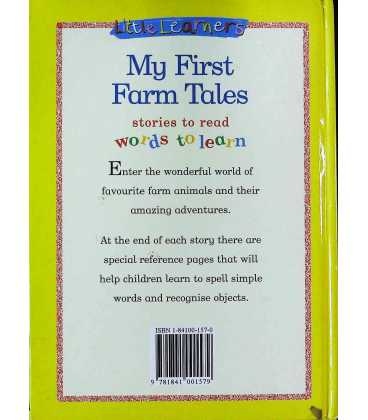 My First Farm Tales Back Cover