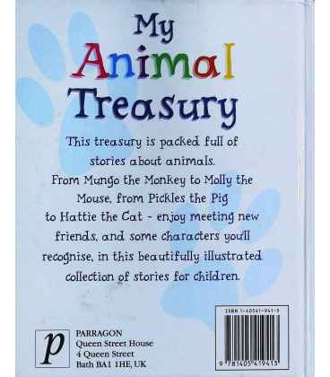 My Animal Treasury Back Cover