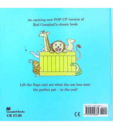 The Pop-Up Dear Zoo Back Cover