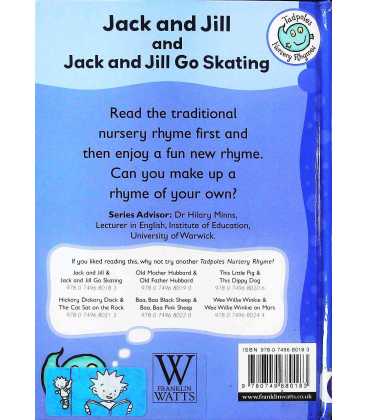 Jack and Jill Go Skating Back Cover