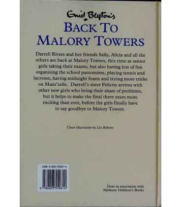 Back To Malory Towers Again Back Cover