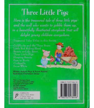 Three Little Pigs Back Cover