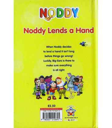 Noddy Lends a Hand Back Cover