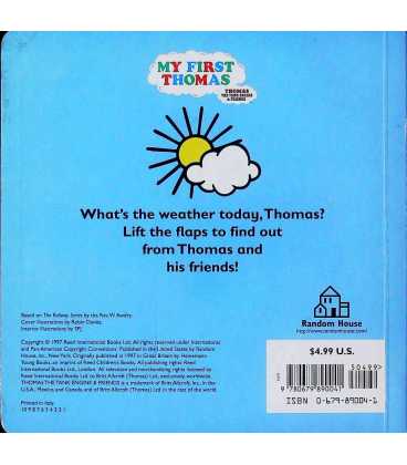 Thomas and the Weather Back Cover