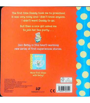 Betsy Goes to Preschool Back Cover