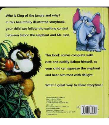 Baboo and the Lion Back Cover