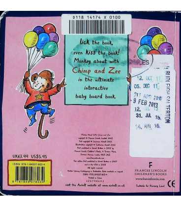 Monkey About with Chimp and Zee Back Cover