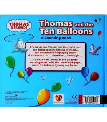 Thomas and the Ten Balloons: A Counting Book (Thomas & Friends) Back Cover