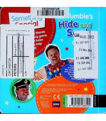Mr Tumble's Hide and Seek (Something Special) Back Cover