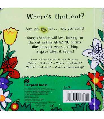 Where's That Cat? Back Cover