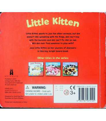 Little Kitten Back Cover