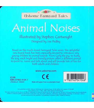 Animal Noises (Usborne Farmyard Tales) Back Cover