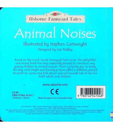 Animal Noises (Usborne Farmyard Tales) Back Cover