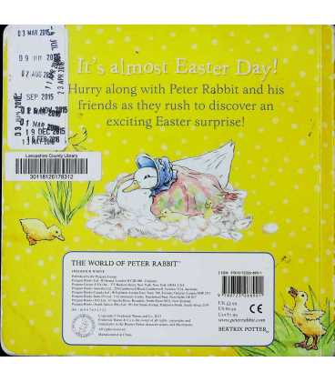 Easter Surprise (Peter Rabbit) Back Cover