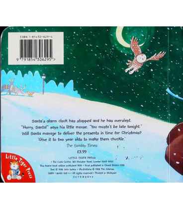 Hurry Santa Back Cover