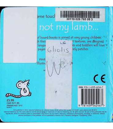 That's Not My Lamb… (Usborne Touchy-Feely Books) Back Cover