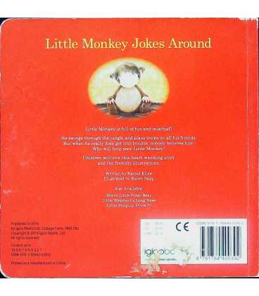 Little Monkey Jokes Around Back Cover