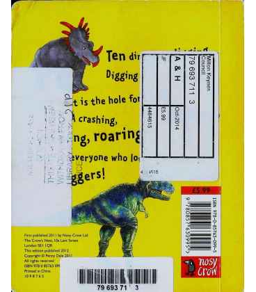 Dinosaur Dig! Back Cover