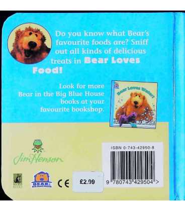 Bear Loves Food! Back Cover