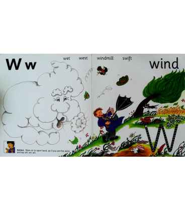 Finger Phonics Book 5: Z, W, Nb, V, Oo Inside Page 2