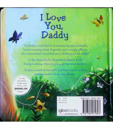 I Love You, Daddy Back Cover