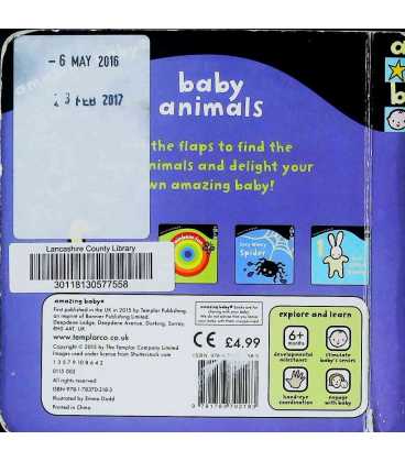 Baby Animals: Amazing Baby Back Cover