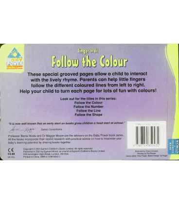 Follow the Colour Back Cover