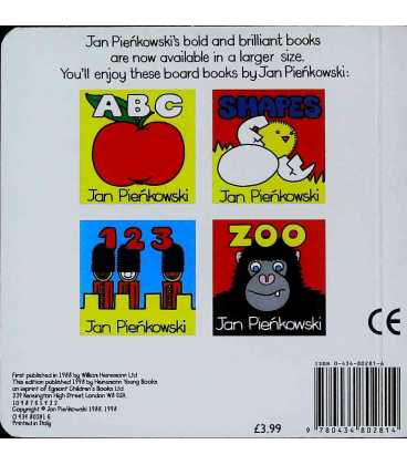 123 (Nursery Board Books) Back Cover