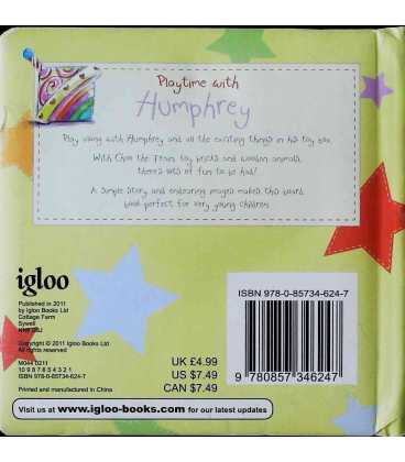 Playtime with Humphrey Back Cover