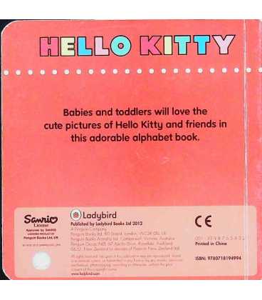 Hello Kitty: ABC Back Cover