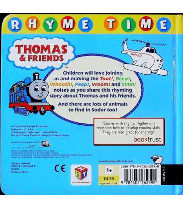 Thomas' Noisy Story! Back Cover