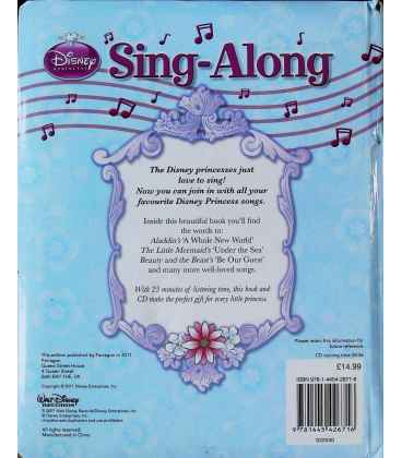 Disney Princess Sing-Along Back Cover