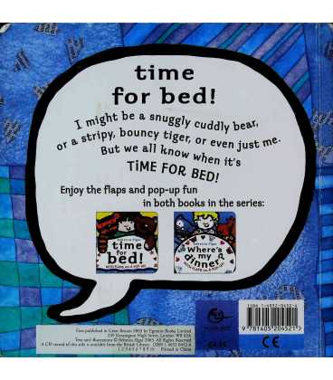 Time for Bed! Back Cover