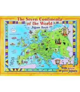 The Seven Continents of the World: Jigsaw Book