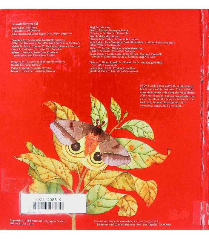 Animals Showing Off | National Geographic Society | 9780870447242 Animals Showing Off | National Geographic Society | 9780870447242
