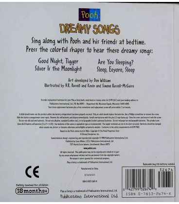 Dreamy Songs Back Cover