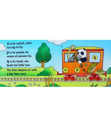 ABC Train (Panoramic Jigsaw Books) Inside Page 1