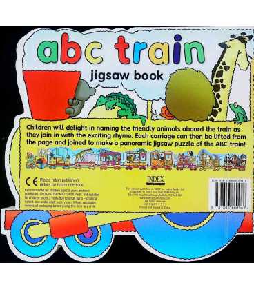 ABC Train (Panoramic Jigsaw Books) Back Cover