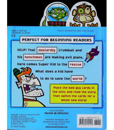 Story Cards: Bad Guys Beware! Back Cover
