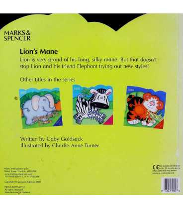 Lion's Mane Back Cover