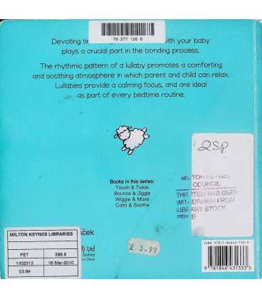Calm and Soothe (Baby Gym) Back Cover