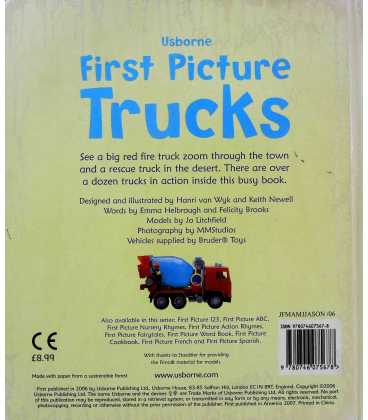 First Picture Trucks Back Cover