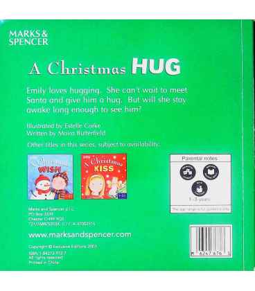 A Christmas Hug Back Cover